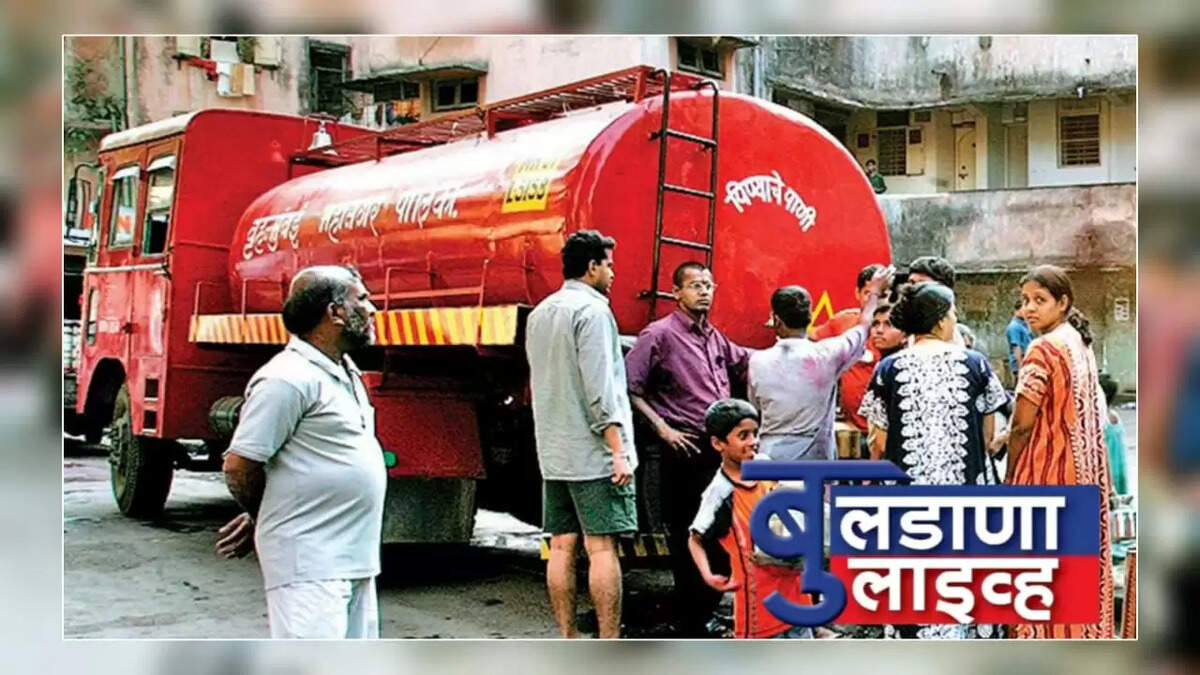 देऊळगांव राजा पाणी टँकर वाटप..